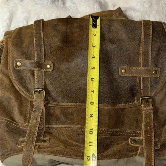 Territory Ahead Leather Men's Satchel- Vintage